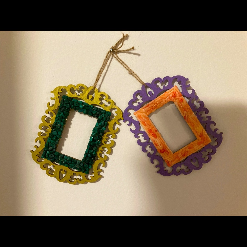 Handcrafted ornamental picture frames